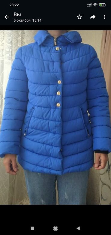 zhenskie koltsa s ametistom: Женская куртка M (EU 38), цвет - Синий