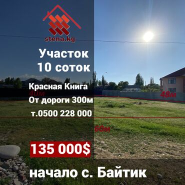 Продажа участков: 10 соток, Для строительства, Красная книга