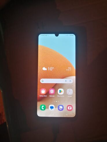 Samsung: Samsung Galaxy A32, 64 GB, rəng - Qara, Barmaq izi, İki sim kartlı, Face ID