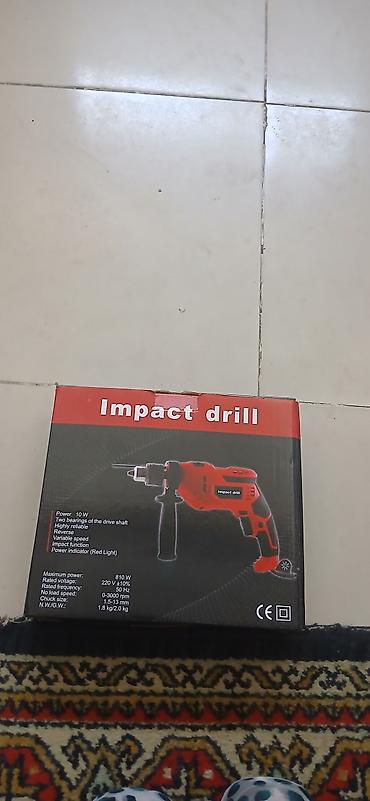 boş: Zərbə funksiyalı elektrik dreli (Impact Drill) Texniki xüsusiyyətlər — 1