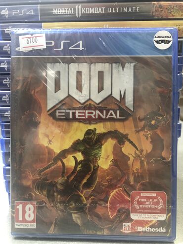 doom: Playstation 4 üçün doom eternal oyunu. Yenidir, barter və kredit