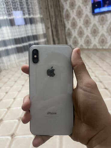 Мобильные телефоны: IPhone X, 64 ГБ, Desert Titanium, Face ID, Битый, Отпечаток пальца