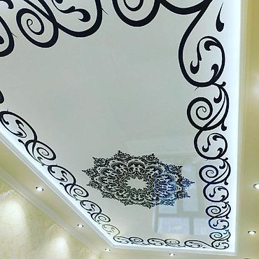 Натяжной потолок: Натяжной потолок Глянцевое, Матовое, 3D потолки Гарантия, Бесплатная консультация, Бесплатный замер — 8