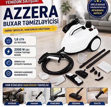 buxarlayıcılar: AZZERA Buxar Təmizləyicisi – dərin təmizlik, maksimum higiyena — 1