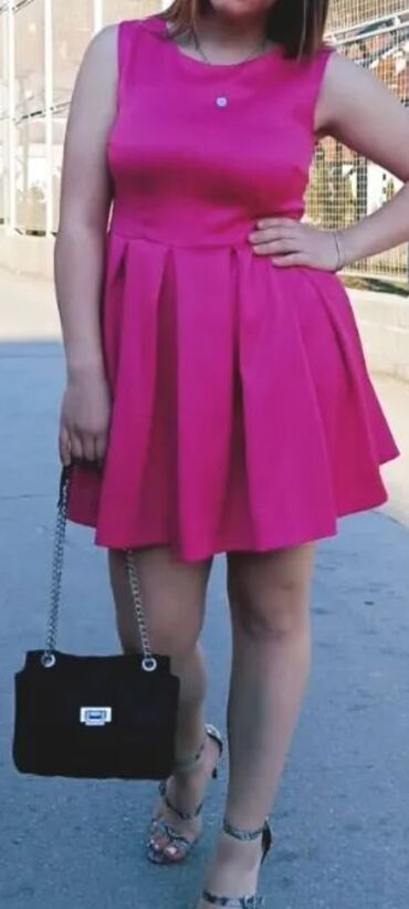 haljina xl: XL (EU 42), bоја - Roze, Večernji, maturski, Na bretele