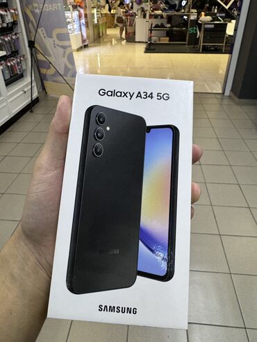 samsung s8 купить: Samsung Galaxy A34 5G, Жаңы, 128 ГБ, 2 SIM