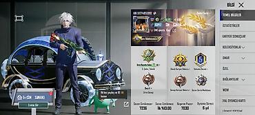 PUBG Mobile hesabı – yüksək səviyyəli, zəngin kolleksiya və nadir