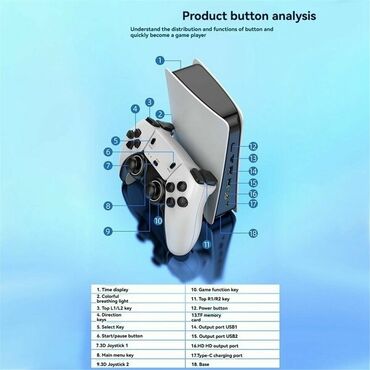 Другие игры и приставки: Беспроводная игровая консоль UKIFIRE с выводом графики в 4K UHD — 4