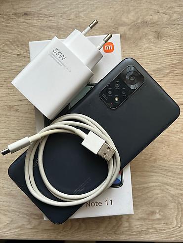 redmi 43: Redmi Note 11, 128 GB, rəng - Qara, Sənədlərlə — 1