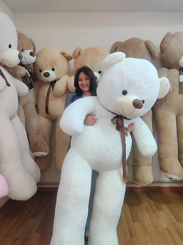 Игрушки: 🧸Огромная мишка 180 см Бесплатная доставка!!! 🔥🔥🔥 🧸60 см 1000 сом — 7