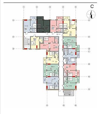 там сатып алам: 1 комната, 28 м², 2 этаж — 3