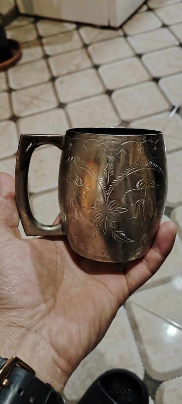 Fincanlar: Fincanlar, rəng - Qızılı, Metal, 1 əd