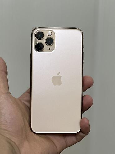 Apple iPhone: IPhone 11 Pro, Б/у, 64 ГБ, Золотой, Чехол, Кабель, 71 % — 3