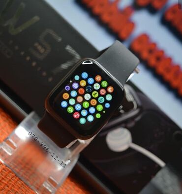 watch 7: Smart saat Hw57 pro Smart watch Yeni Apple Watch 7 Seriyasının tam