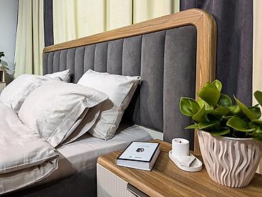 Шкафы-купе: Спальня Сиенна 6 Шкаф распашной для спальни, современный, с фасадами — 8