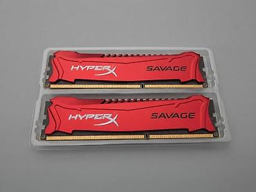 Kingston HyperX Savage 8GB DDR3 Kingston HyperX Savage RAM 4+4=8GB