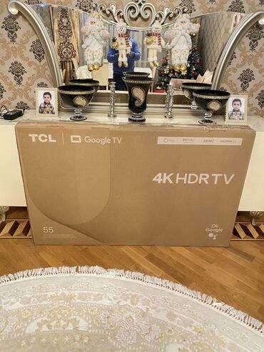 ucuz televizorlar: Yeni Televizor TCL QLED 55" 4K (3840x2160)