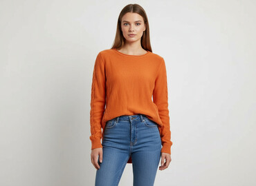 sweter z odkrytymi ramionami zara: Women`s sweater, size S
