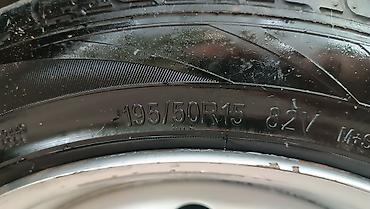 r15 5 bolt: Satılır: 15 düym polad disk + şin komplekti - Disk: polad, çoxdelikli — 6