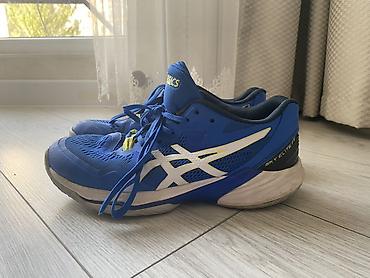Личные вещи: Мужские кроссовки, 42.5, Asics, Б/у, цвет - Синий, Самовывоз, Платная доставка — 3