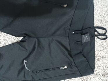 pantalone za svadbu: Pantalone, S (EU 48), Nike, Jogger, bоја - Crna