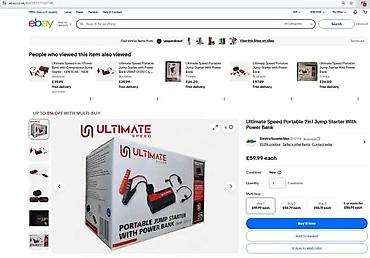 Alati za automobile: ULTIMATE SPEED multifunkcionalni starter za automobil (jump starter) i — 8