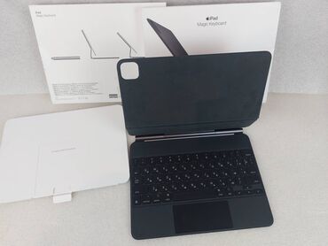 клавиатуры для планшетов apple: Планшет, Apple, 11" - 12", Wi-Fi, Б/у, С клавиатурой цвет - Черный