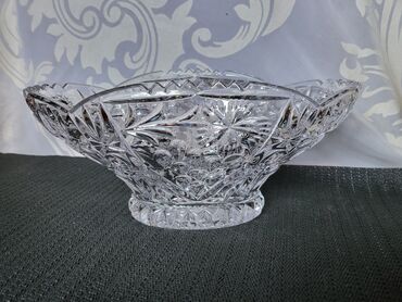 Činije: Cinija nova kristal,rucni rad Anna Hutte iz 70,80ih.Nemacka. Cinija — 2