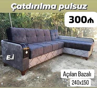 Yeni, Künc divan, Qonaq otağı üçün, Açılan