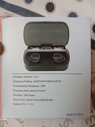Кулакчындар: Bluetooth-наушники плюс повербанк M10 TWS (версия BT 5.3) с цифровым — 4