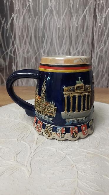 Другие предметы коллекционирования: Кружка пивная Германия. фарфоровая. есть трещенка на дне на фото — 1