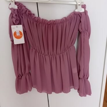 pull and bear šuškavac: M (EU 38), Viscose, Single-colored, color - Pink