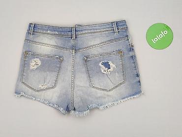 szorty len: Bershka, Szorty damskie, rozmiar S — 4