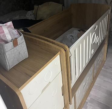 aylin beybi usaq alemi: Çoxfunksiyalı uşaq beşiyi və komodli modul dəst - Brend/model: Baby — 1