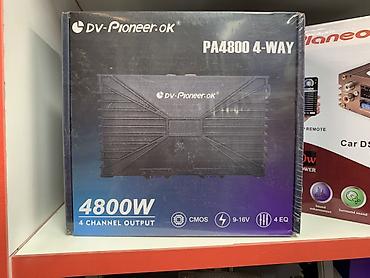 Автомобильный усилитель DV-Pioneer.ok PA4800 4-WAY. Модель выполнена