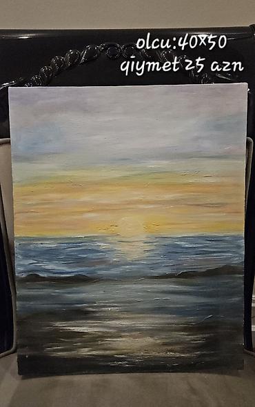 Şəkillər, tablolar: Rəsm əsərləri – əl işi 1) Mövzu: Ay - Dairəvi teksturalı tablo — 12