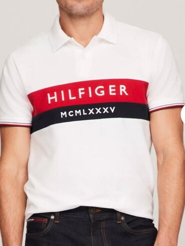 Fizika: Polo köynək, Tommy Hilfiger, M (EU 38), rəng - Ağ