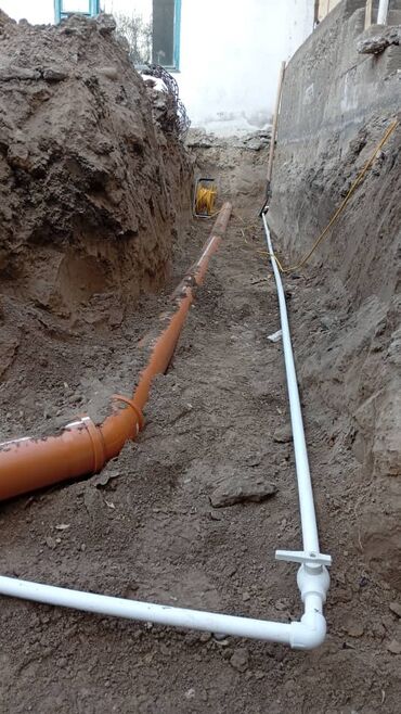 Канализационные работы: Канализационные работы | Монтаж канализационных труб Больше 6 лет опыта — 3