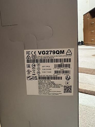 manitor alışı: ASUS TUF Gaming VG279QM oyun monitoru Asus orjinal manitor Ips 280 hz — 6