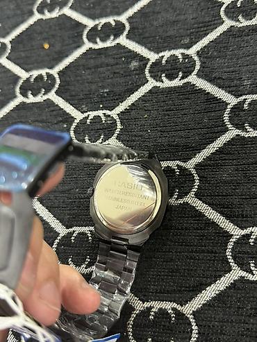 Aksesuarlar: CASIO analoq qol saatı - Korpus: qara rəngli, paslanmayan polad — 2