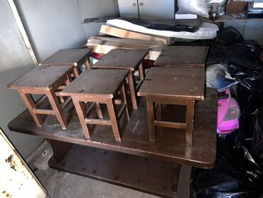 столы для пикника складные: Стол, цвет - Коричневый, Б/у