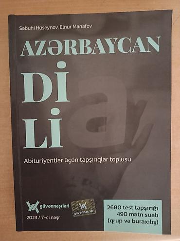 Testlər: Azərbaycan dili test kitabı içi tər təmizdir mətn və qrammatika ilə — 1