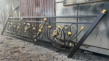 Изготовление перил: Изготовление перил Материал: Кованное железо, Наружные, Бесплатная доставка — 46