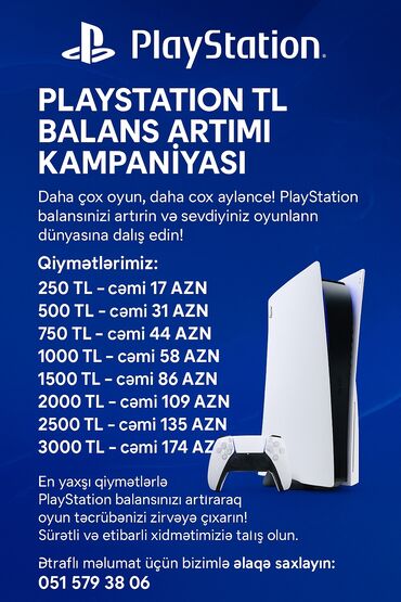 телефоны флай 5 дюймов: Playstation TL Balans Artımı