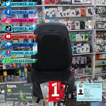 Oturacaq örtükləri: Oturacaq üçün cexol ( örtük, çexol ) istənilən avtomobilə var. Qiymət — 3