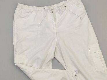 białe letnia bluzki: Spodnie 3/4 Damskie, M, stan - Dobry