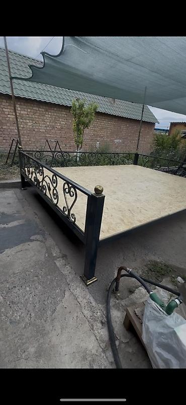 беседку: Тапчан 25 x 25 x 5 м, Металл — 5