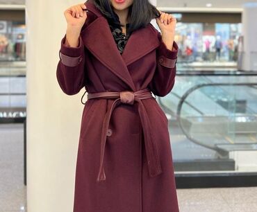 современное женское пальто: Пальто, Осень-весна, Длинная модель, L (EU 40), XL (EU 42)