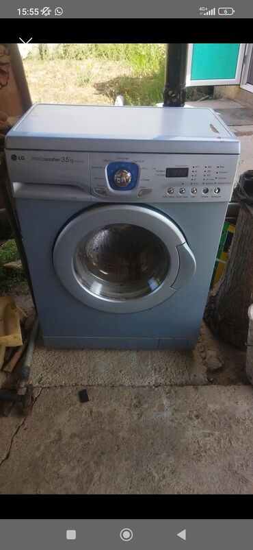 Стиральные машины: Стиральная машина LG, Б/у, Автомат, До 6 кг, Полноразмерная — 9