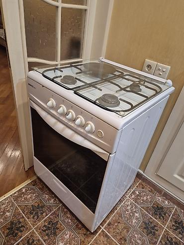 qaz sobalar: Beko 6521 qaz plitəsi və soba - 50x60 sm ölçülü sərbəst quraşdırılan — 2